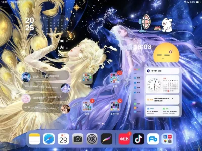 闪暖六周年主题桌面美化