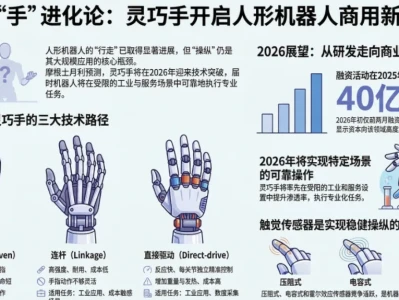 摩根士丹利研报 - 人形机器人灵巧手技术壁垒与 2026 年产业化突破信号