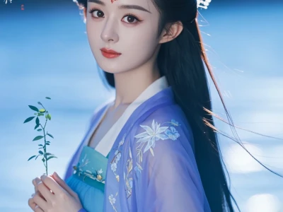 古风韵致,赵丽颖伞下的唯美瞬间