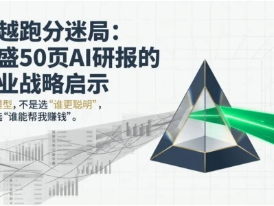 高盛50页AI研报,企业应该怎么看?不是比模型,是比场景