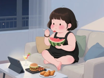 别人有钱存卡里，我有钱先存卡路里