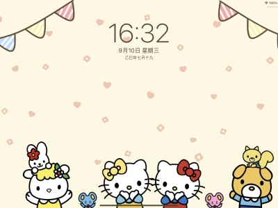iPad壁纸|HelloKitty平板壁纸套图