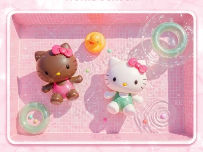 373丨黑白皮kt·粉色泳池派💗丨平板壁纸