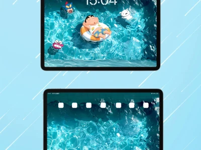 Ipad壁纸/小新的泳池哦/316/平板壁纸