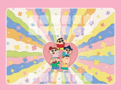 446 | 蜡笔小新·心存美好✨平板壁纸