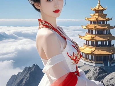 古典之美 | 红衣仙女与仙境楼阁