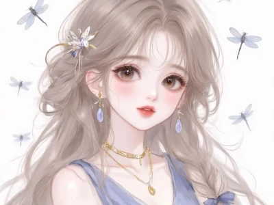 ✨治愈系女头像|蝴蝶少女、好美!