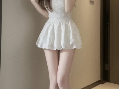 清纯小白裙