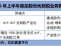 研报线索|鼎龙股份,突袭光刻!