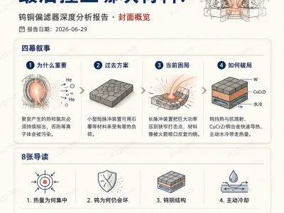 可控核聚变系列:钨铜偏滤器研报
