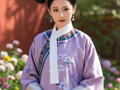 紫色系清宫娘娘簪花🌺(52)