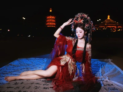 回眸一笑百媚生，最是这一抹红❤️