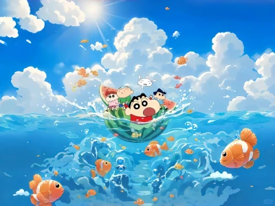 ipad壁纸|小新治愈我了✨