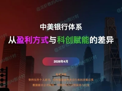 AI研报32:中美银行差异,从盈利方式到科技创新赋能
