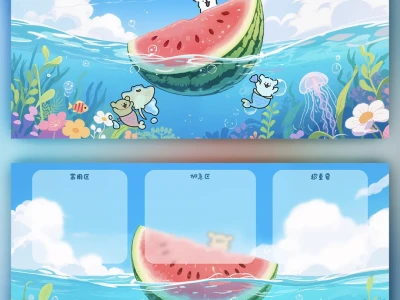 清凉一夏🍉~是爱潜水的治愈小狗呀~041