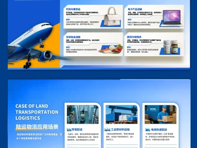 物流行业 PPT 这样做,高级感直接拉满