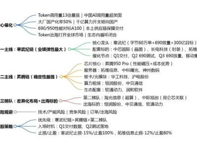 掘金研报:国产算力双主线爆发!寒武纪/昇腾链全标的拆解