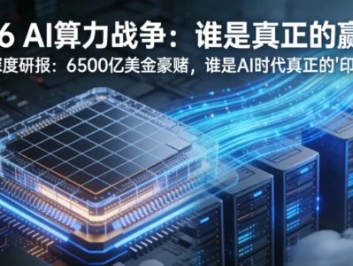 2026深度研报:6500亿美金豪赌,谁是AI时代真正的“印钞机”?