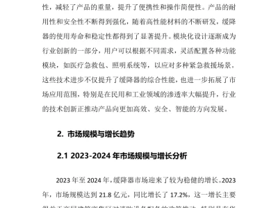 2025年缓降器行业调研分析报告