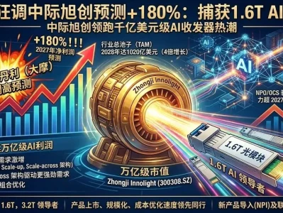 【硬核研报拆解】大摩狂调预测180%!中际旭创凭什么在1.6T时代独吞万亿算力红利?