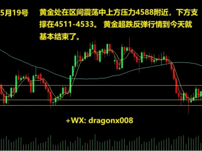 森林有话说 5月19号 黄金研报 图文详解