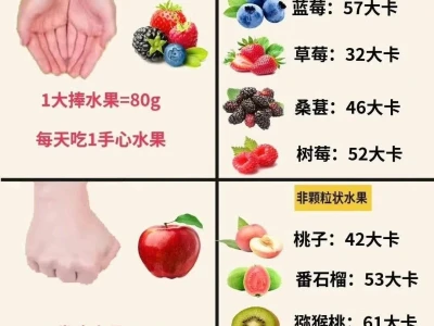 来领食物热量对照简易版！