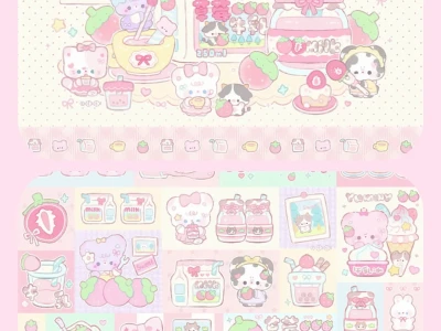 ipad壁纸 | 🍓🍦🥛🎀