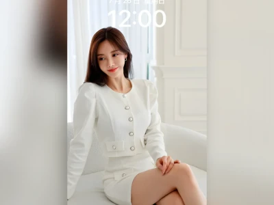 知性纯欲高清美女锁屏壁纸