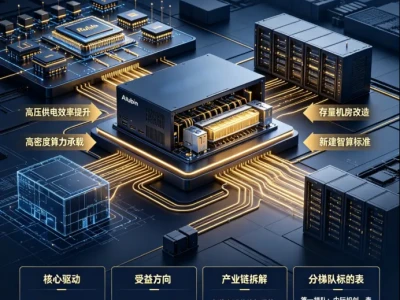靓心投研|深度研报:800V HVDC 高压直流电源 ——AI 算力机房供电范式革命,中报业绩兑现核心配套赛道!