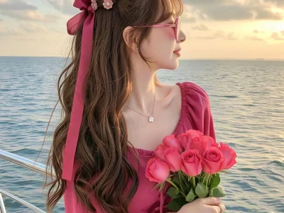 海边美女头像｜好美