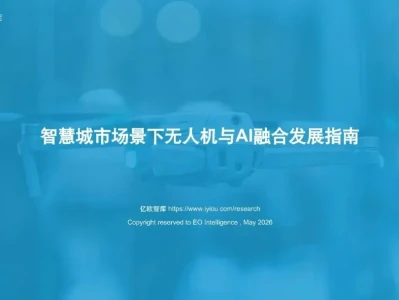 【研报-5384】智慧城市场景下无人机与AI融合发展指南