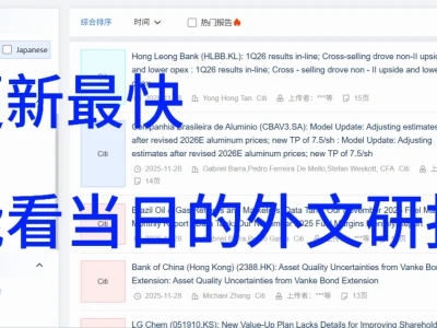 金融人私藏的外文研报宝藏网被找到了