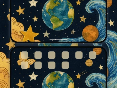复古暗色系壁纸｜与宇宙共频 平板壁纸