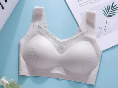 冰丝无痕内衣女夏季超薄款大胸显小聚拢收副