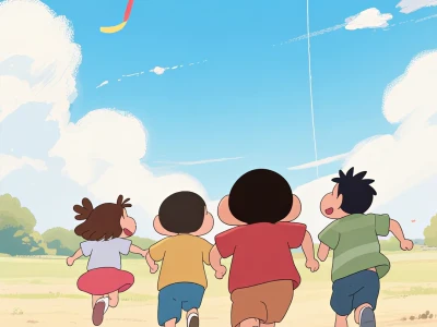壁纸 | 蜡笔小新治愈瞬间，清凉了整个夏季