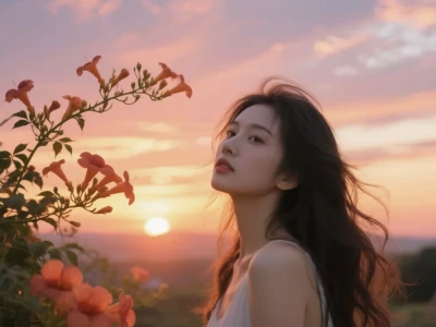 🌇氛围感杀疯了！夕阳下的头像美到失语！