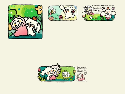 原创iPad壁纸｜小可爱出击🌸私藏级治愈系💎