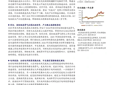 【研报】2026 年风光储网行业投资策略:风电光伏触底回升态势明显?