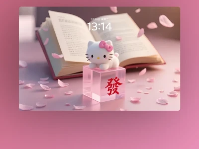 hellokitty渐变壁纸|平板/电脑壁纸