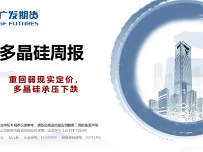 『研报』多晶硅周报:重回弱现实定价,多晶硅承压下跌