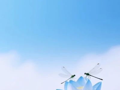 治愈系壁纸—蓝莲花