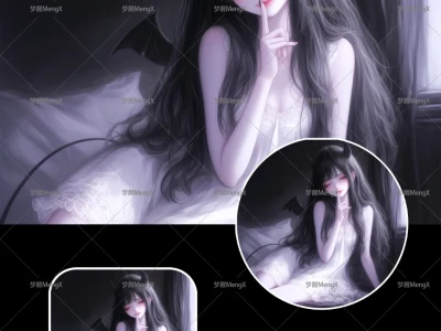 纯欲慵懒恶魔女孩|小众女生头像