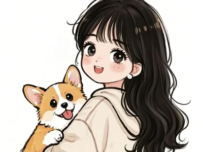 俏皮可爱,有灵气的女孩儿头像