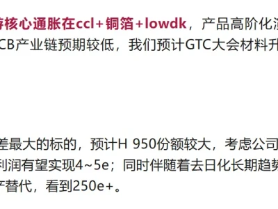 3月5日个股研报