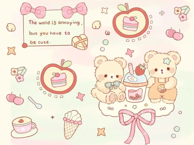 第一期加更:原创小动物平板壁纸
