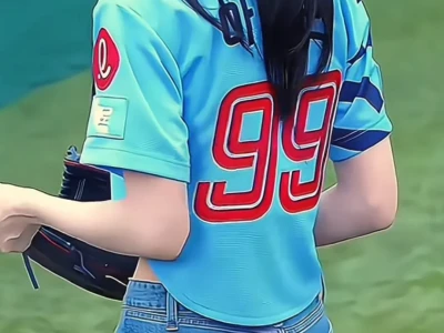 崔乂园牛仔裤