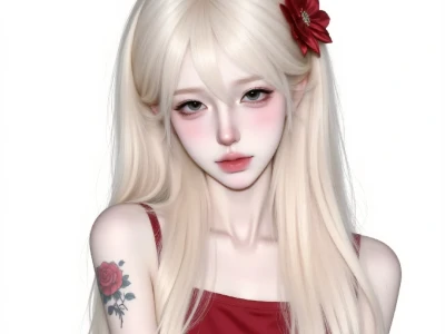 唯美女头|白发的美
