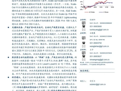 【证券研报】AI设备系列:光模块&服务器双轮驱动,自动化设备需求迫切