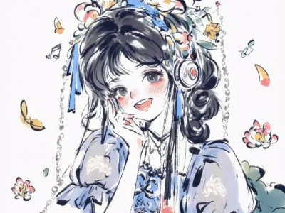 十二花神|听音乐的她们依然好迷人🎧~~