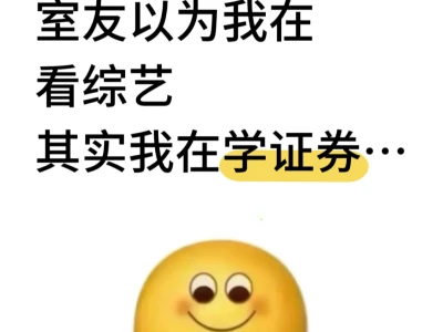 室友以为我在看综艺 其实我在疯狂学证券